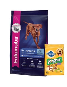 15kg perro Senior Adulto 5+ raza Grande Eukanuba