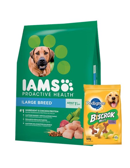 15kg perro Adulto raza grande IAMS
