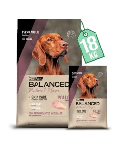 Balanced Natural Recipe perro adulto Pollo 15+3kg