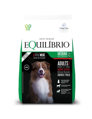 EQUILIBRIO PERRO ADULTO RAZA MEDIANA 2.5kg