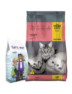 10 kg GATO Adulto Three Cats