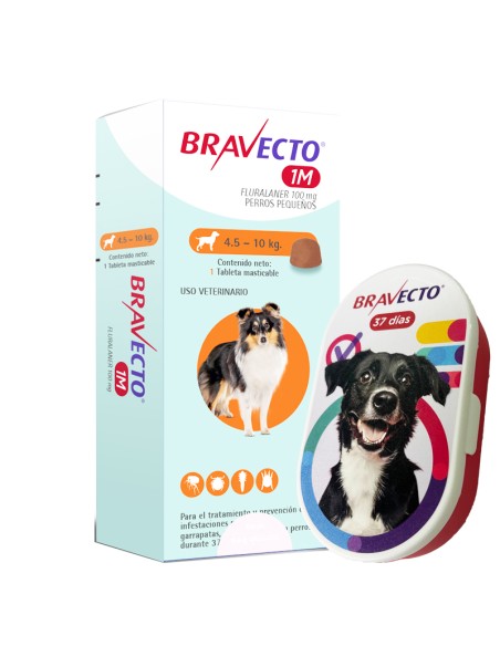 bravecto antiparasitario externo mensual 4.5-10kg