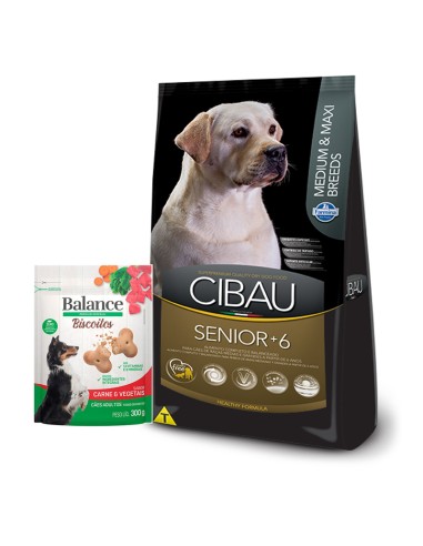 12KG SENIOR adulto +6 razas MEDIANAS Y GRANDES CIBAU