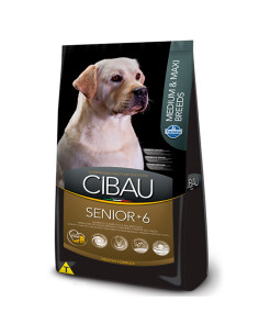 CIBAU PERRO SENIOR adulto+6 razas MEDIANAS Y GRANDES 12KG 2