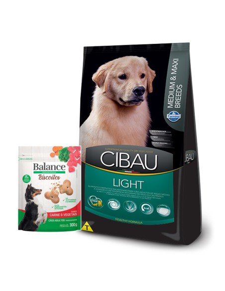 12KG ADULTO LIGHT RAZAS MEDIANAS Y GRANDES CIBAU