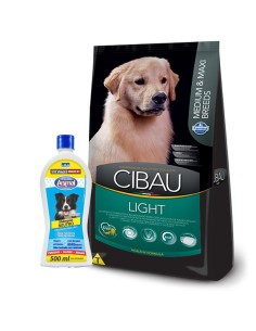 CIBAU PERRO ADULTO LIGHT RAZAS MEDIANAS Y GRANDES 12KG