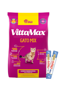 VITTAMAX MIX GATO ADULTO CARNE Y POLLO 10KG