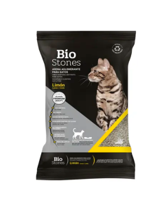 Sanitario Arena Aglomerante Bio Stones 25kg aroma limon