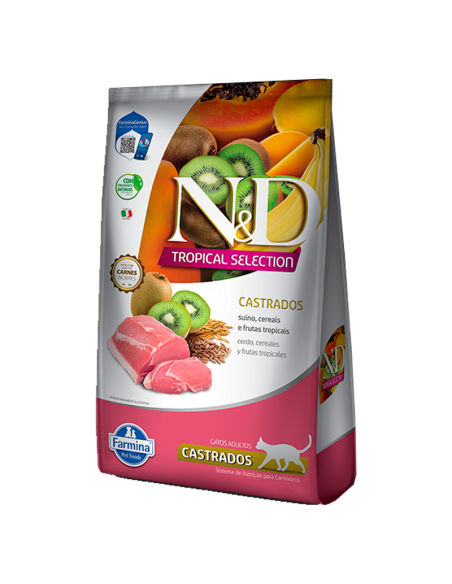 NYD TROPICAL GATO ADULTO CASTRADO CERDO 1.5KG