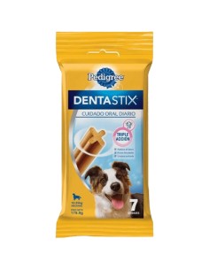 Pedigree Dentastix  CUIDADO ORAL RAZA MEDIANA 7 BARRAS 179 grs,