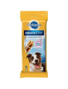 Pedigree Dentastix CUIDADO ORAL RAZA MEDIANA 3 BARRAS 77.1 grs