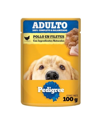 100 grs Pedigree Sobre pollo Adulto