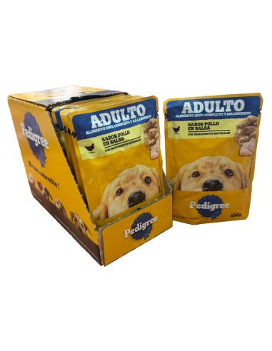 12UNID Sobres pollo Pedigree Adulto
