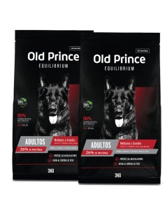 6KG PERRO ADULTO RAZA MEDIANA y GRANDE POLLO EQUILIBRIUM OLD PRINCE