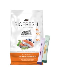 3kg gato Castrado salmón BIOFRESH