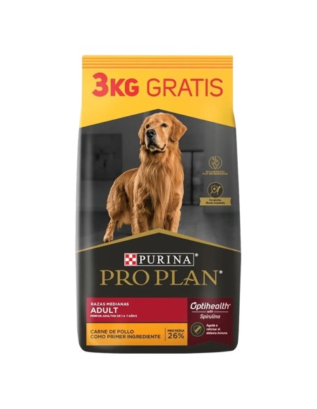 Pro Plan Perro Adulto Raza Mediana 15 kg + 3 kg