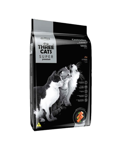15Kg Gato Castrado Three Cats super premium