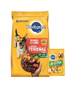 8KG perro ADULTO Raza PEQUEÑA PEDIGREE