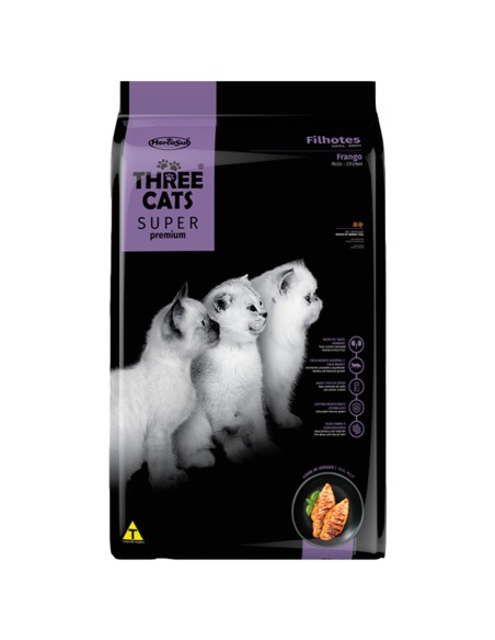 10.1kg Gatito GATO cachorro KITTEN Three Cats super premium