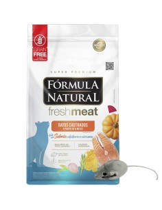 formula natural carne fresca gato adulto castrado salmón 1kg