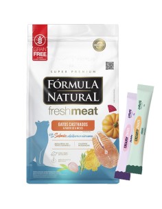 10kg gato adulto castrado salmon formula natural carne fresca