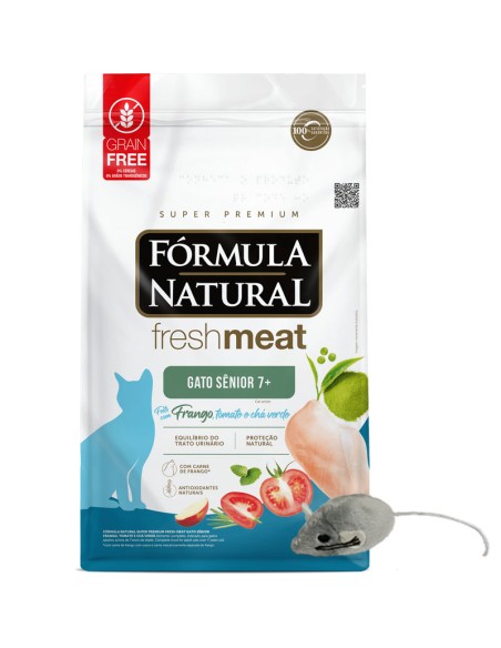 1kg gato senior formula natural carne fresca