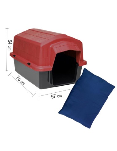 Casilla cucha Plastica Alvorada, roja, No.5