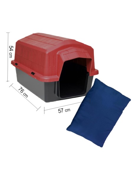 Casilla cucha Plastica Alvorada, roja, No.5