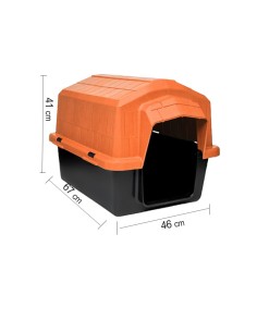 Casilla cucha Plastica Alvorada, Naranja No.3