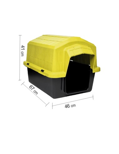 Casilla cucha Plastica Alvorada, Amarilla No.3