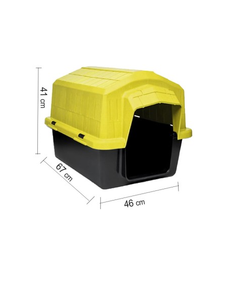 Casilla cucha Plastica Alvorada, Amarilla No.3