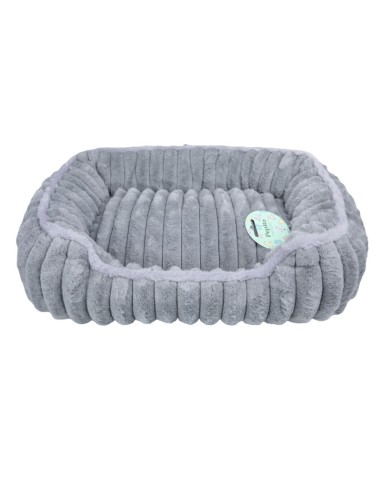 cama cuna rectangular gris
