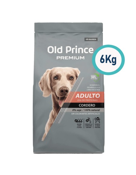 6KG PERRO ADULTO PREMIUM OLD PRINCE CORDERO