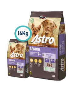ASTRO perro adulto Senior+7 14kg+2kg