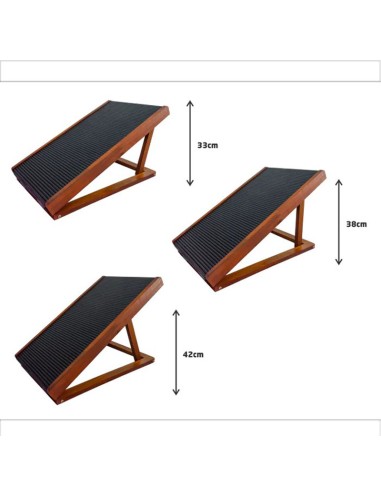 RAMPLA PLEGABLE AJUSTABLE A 3 ALTURAS, MEDIANA No.2