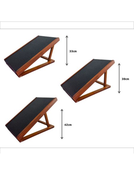 RAMPLA PLEGABLE AJUSTABLE A 3 ALTURAS, MEDIANA No.2