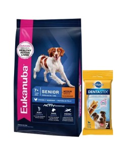 Eukanuba perro SENIOR ADULTO 7+ raza mediana 15kg