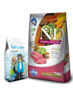 NYD TROPICAL GATO ADULTO CASTRADO CERDO 7KG