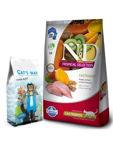 NYD TROPICAL GATO ADULTO CASTRADO POLLO 7kg