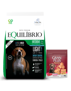 EQUILIBRIO PERRO Adulto Light 15kg