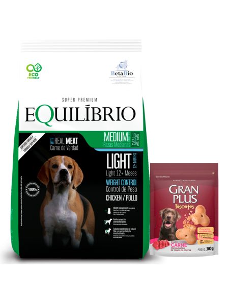 EQUILIBRIO PERRO Adulto Light 15kg