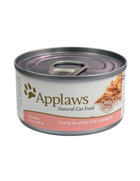 APPLAWS ALIMENTO HUMEDO GATO ADULTO filete de atún con camaron 70g