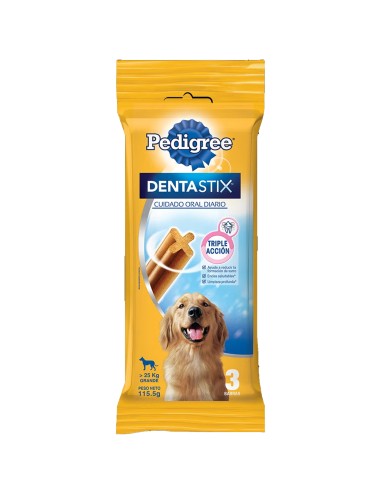 Pedigree Dentastix CUIDADO ORAL RAZA grande 3 BARRAS 115.5 grs