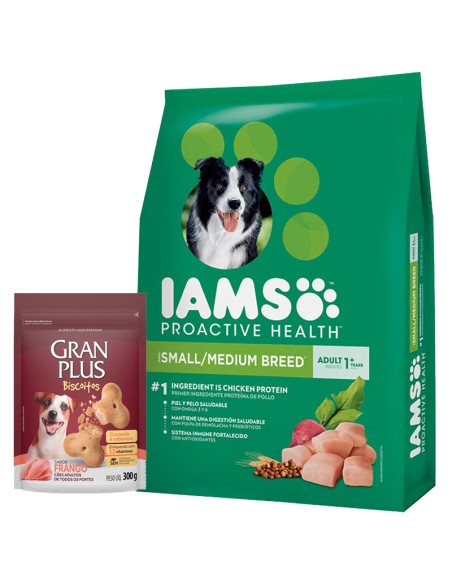 IAMS perro Adulto raza mediana y pequeña 15kg
