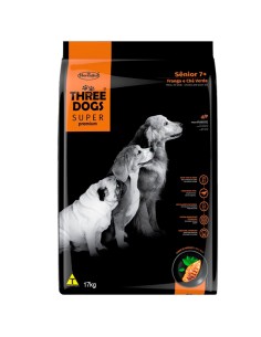 17KG, 15KG+2KG PERRO SENIOR ADULTO 7+ THREE DOGS