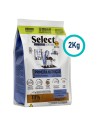 SELECT PERRO CACHORRO RAZA MEDIANA Y GRANDE POLLO, PAPA DULCE Y BANANA 2KG