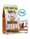 select perro adulto raza mini y pequeña salmon, arvejas y arandanos 7kg