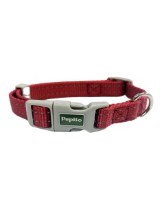 COLLAR BROCHE ROJO M 32-48CM