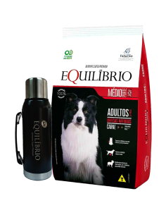 EQUILIBRIO perro adulto raza mediana CARNE15kg+3kg,18kg
