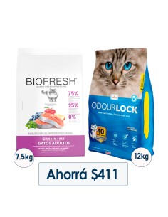 BIOFRESH GATO ADULTO + ARENA ODOURLOCK